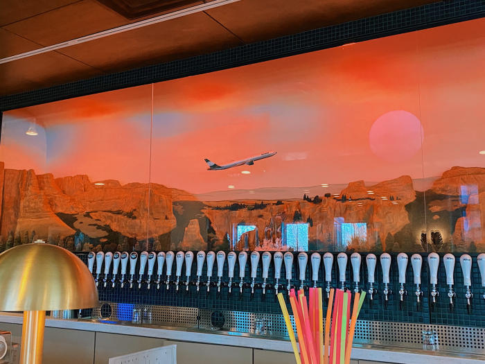 Getaway Brewing Co. Airplane Wall