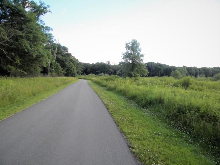 Paved Oak Savannah Trail in Northwest Indiana