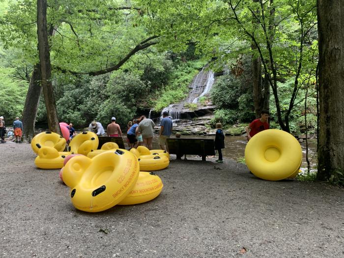 Tubing on Deep Creek