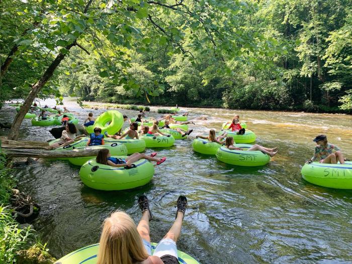 Tubing on the Oconaluftee River