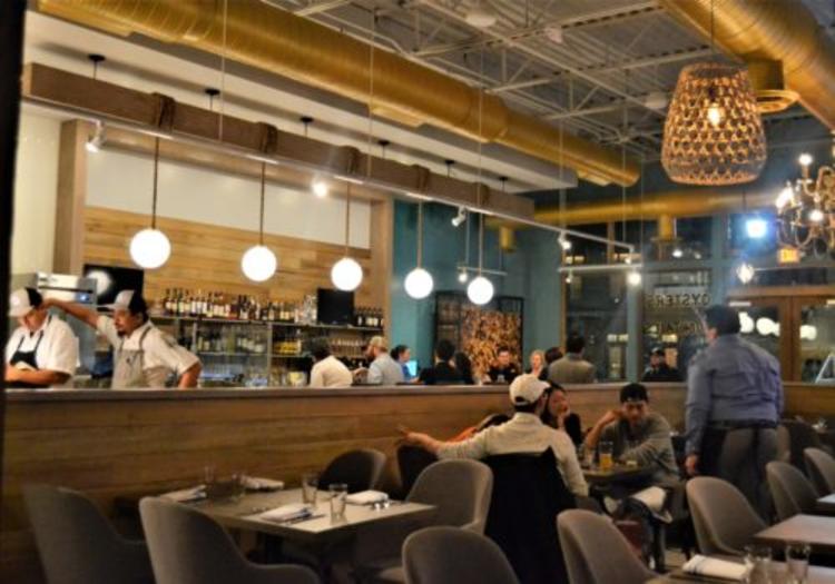 inside restaurant area
