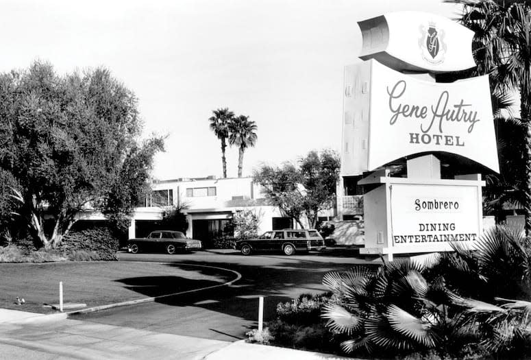 Gene Autry hotel-palm-springs. Now the Parker