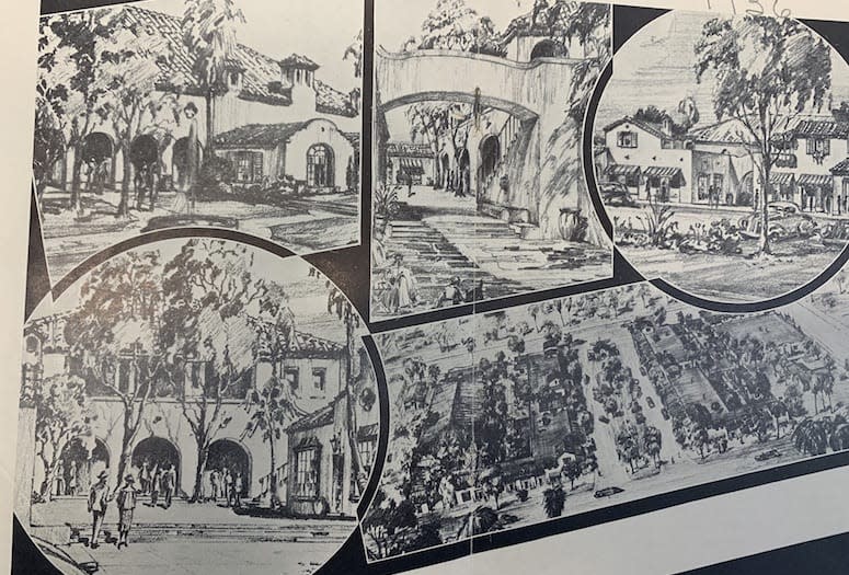 La Plaza scetch