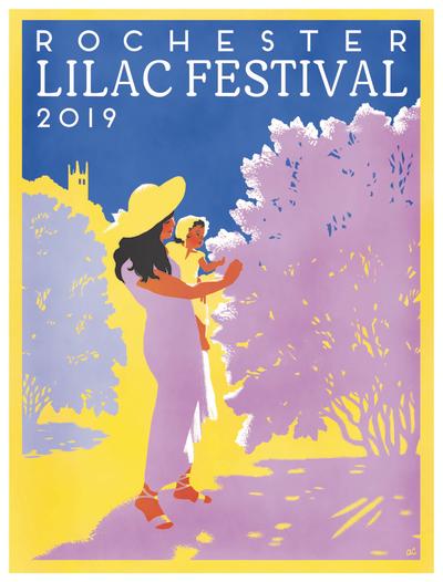 2019 Rochester Lilac Festival Poster
