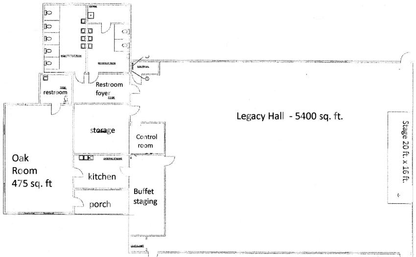 Selma Civic Center Floor Plan