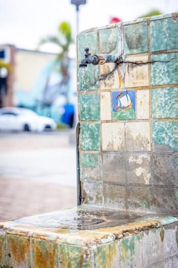 Radioactive Fountain in Downtown Punta Gorda