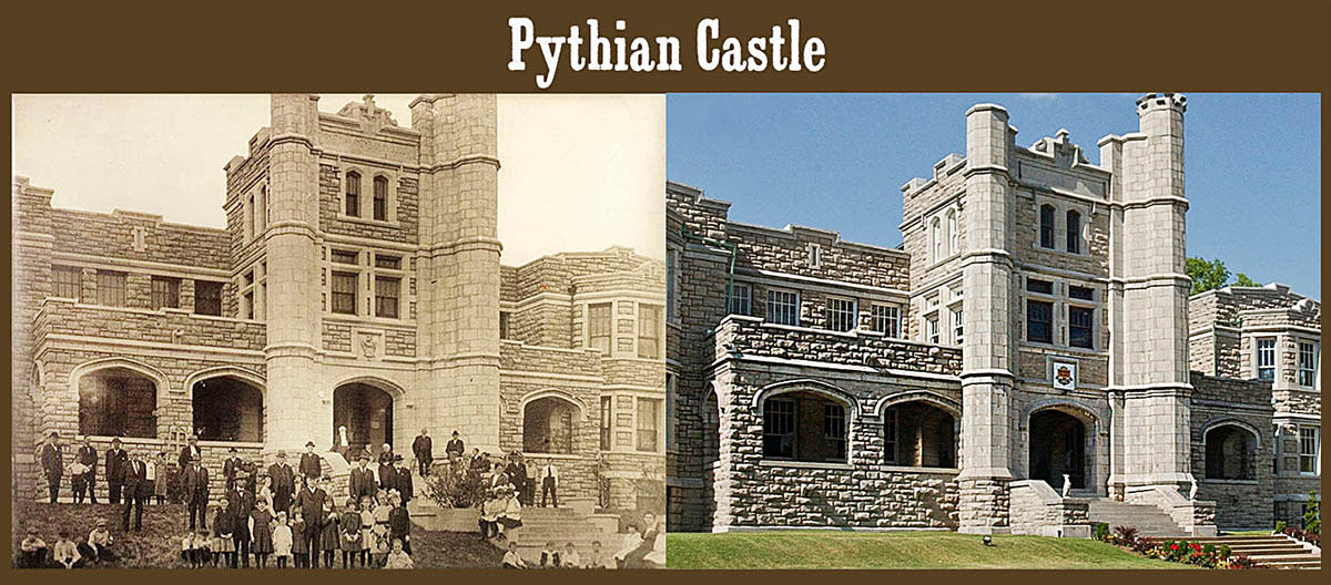 Pythian Castle Then & Now