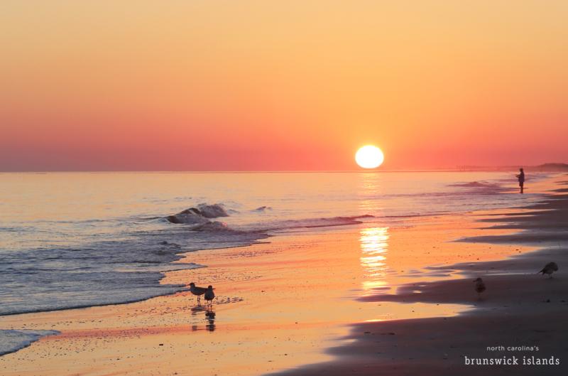 Sunset in Ocean Isle Beach, NC.