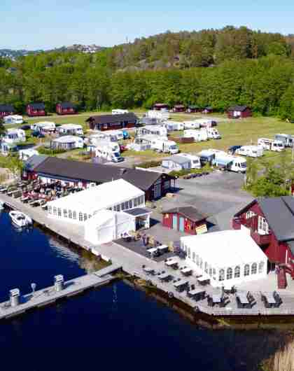 Nidelv Brygge Camping og restaurant i Arendal