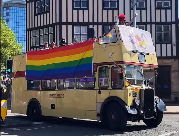 Swansea Pride Bus