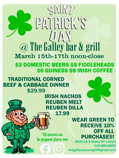 st patricks day flyer