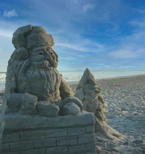 Santa Sandcastle