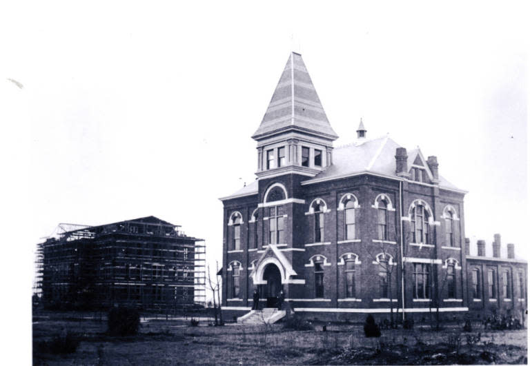 samford hall under construction