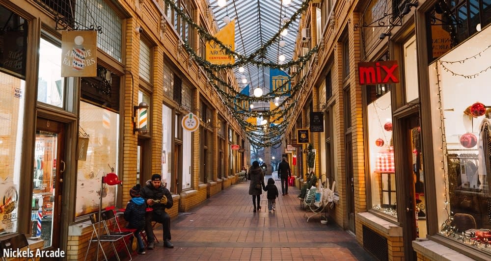 nickels arcade holiday time