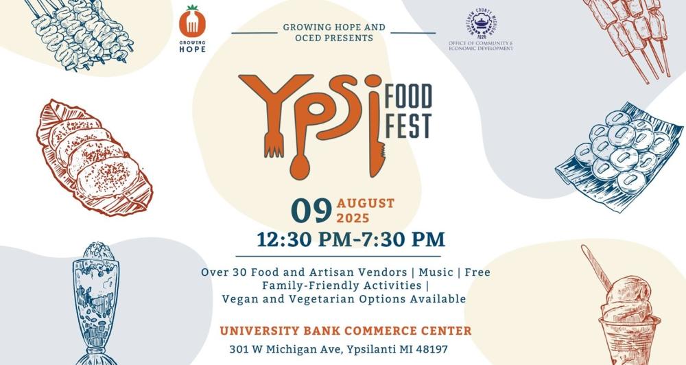 Ypsi food festival event flyer