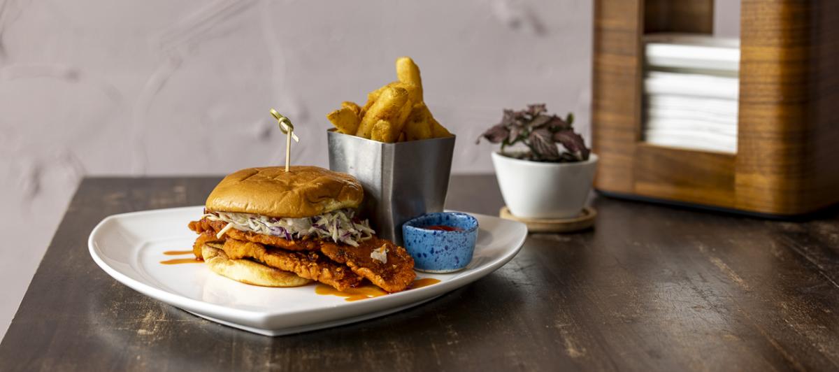 Salt Smokehouse chicken sandwich header
