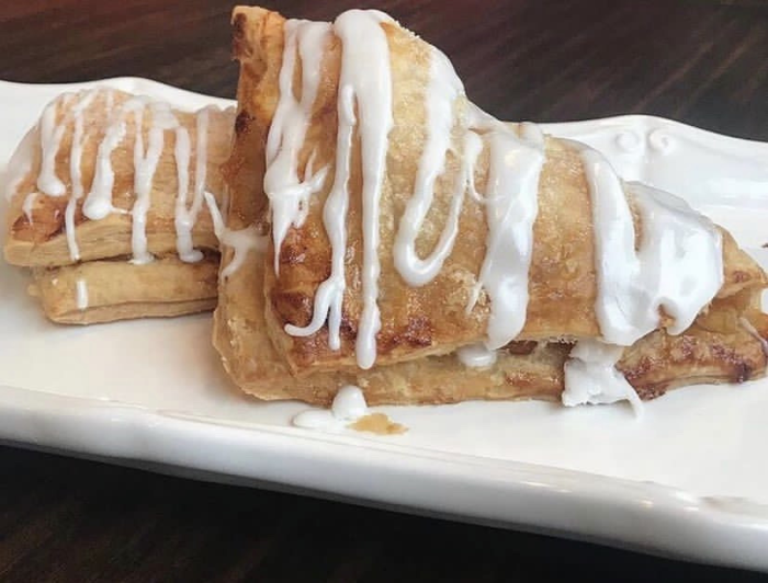 Apple turnovers at Decadent