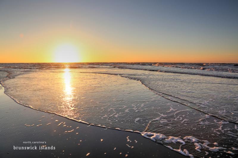 Sunrise over the ocean