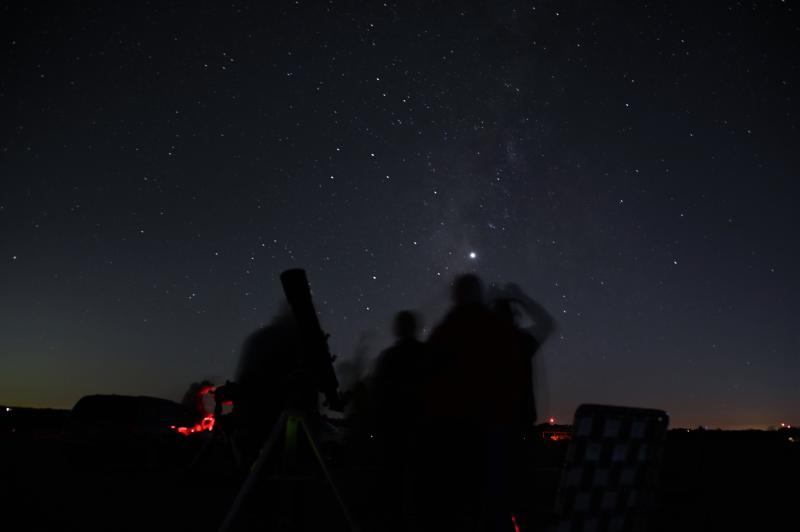 Stargazing at LBJ Ranch (Credit NPS/Douglas Smith)