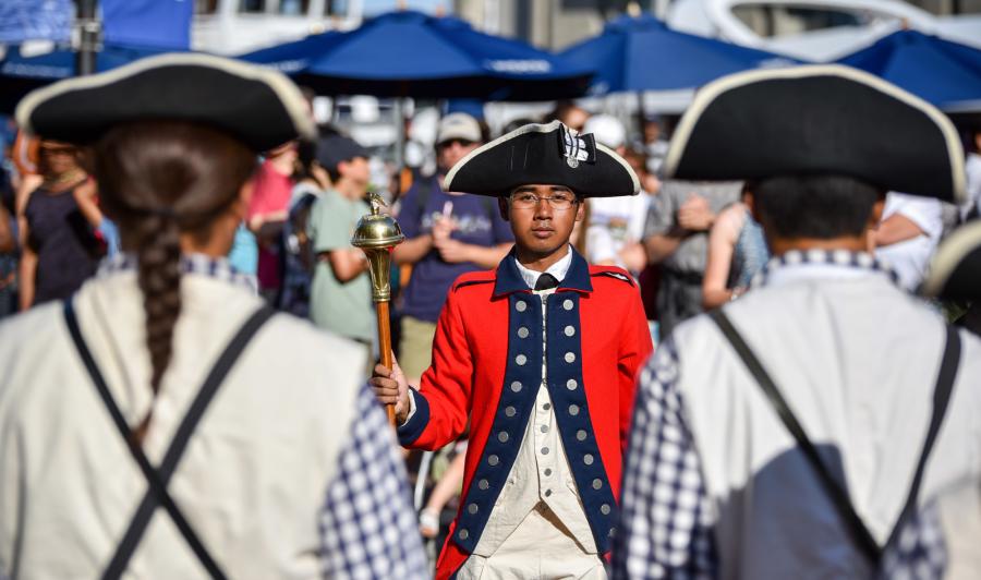 Reenactors at Boston, MA’s Harborfest 