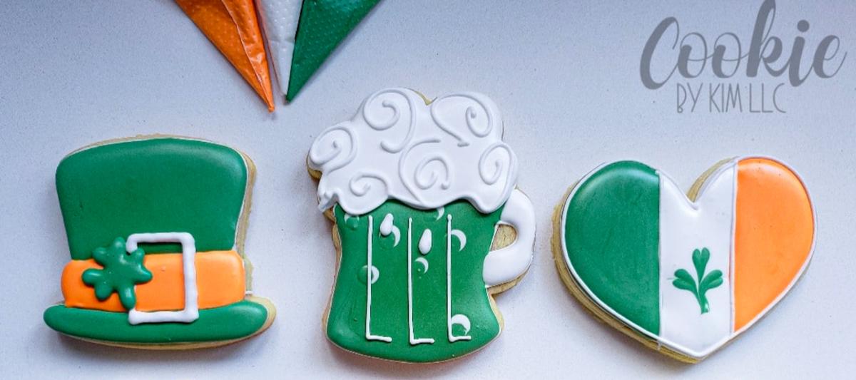 Hunter's Brewing St. Patrick's Day cookies