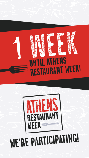 Restaurant Week 1 week countdown-stories
