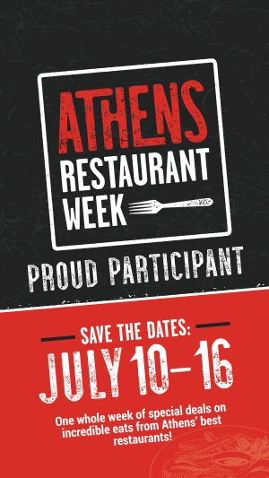 Restaurant Week save date-stories