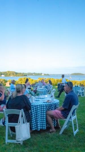 Weekapaug Inn Barbecue Guests