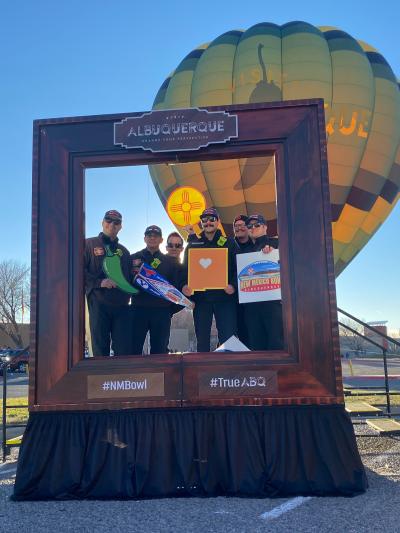 New Mexico Bowl 2022 Frame and Balloon