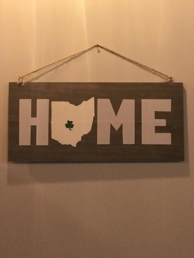 Vine & Tap HOME Sign