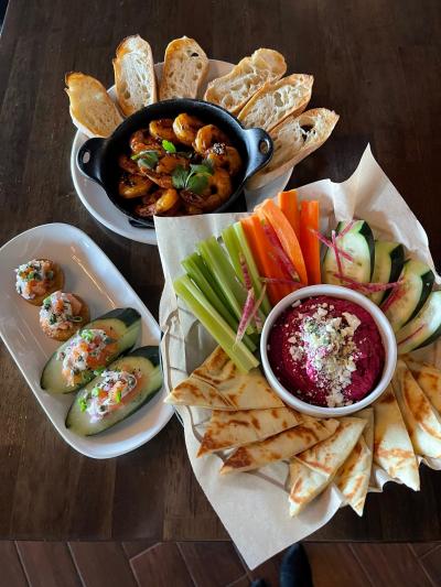 Assorted colorful Fado Appetizers