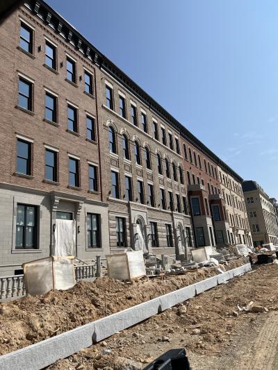 Assembly Atlanta Facade with road unfinished