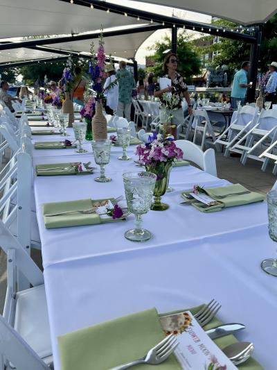 flower moon farmers market dinner