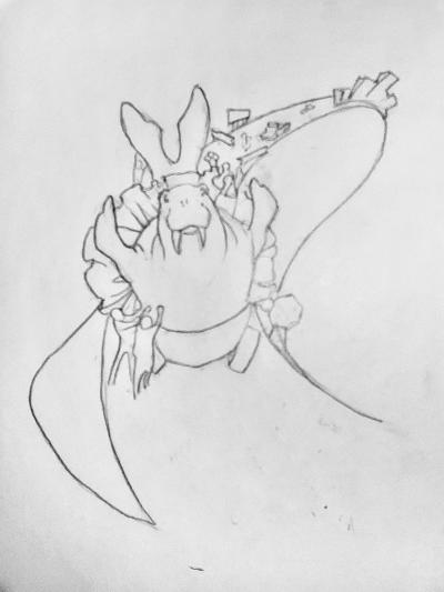 Sketch of the snow sculpture that Team Iowa is doing for Winterfest 2026.