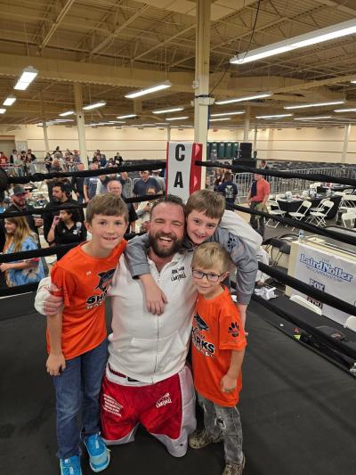 John Cantrell with Young Fans