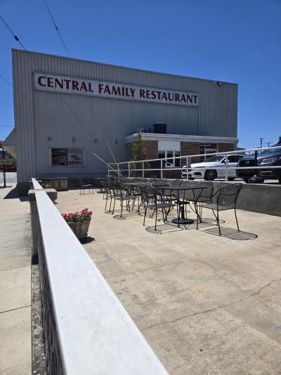 Central Family Restaurant outdoor dining