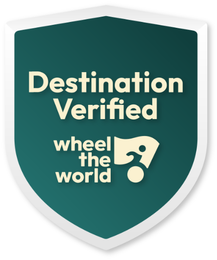 The Destination Verified Logo for Wheel The World