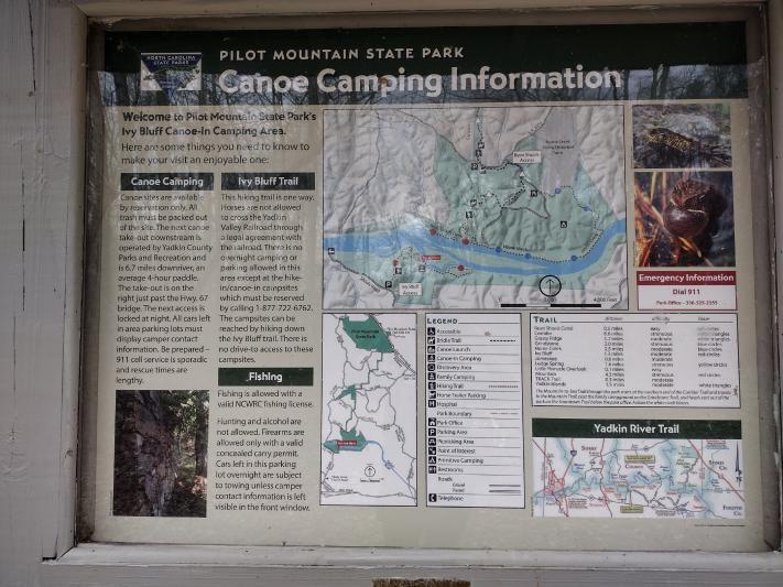 Ivy Bluff Trail Kiosk Map