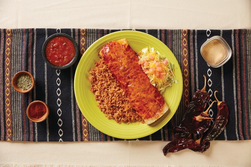 A New Mexican food dish from El Pinto restaurant