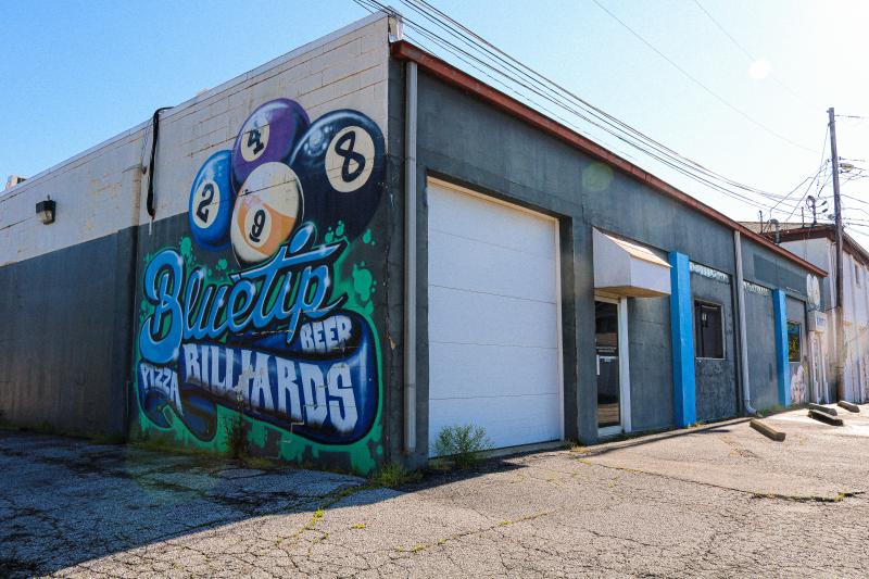 Exterior of Bluetip Billiards