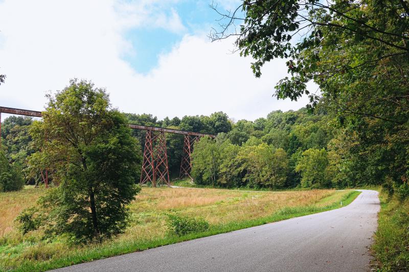 Tulip Trestle viaduct in Greene County