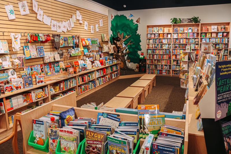 Children's section at Morgenstern Books