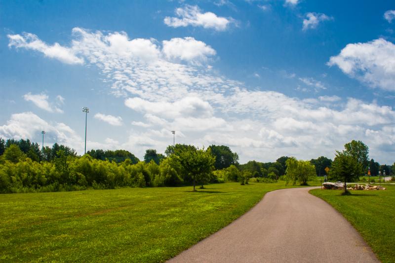 Greenway and grassy areas at Karst Farm Park