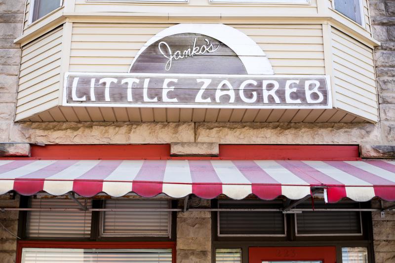 Janko's Little Zagreb exterior sign