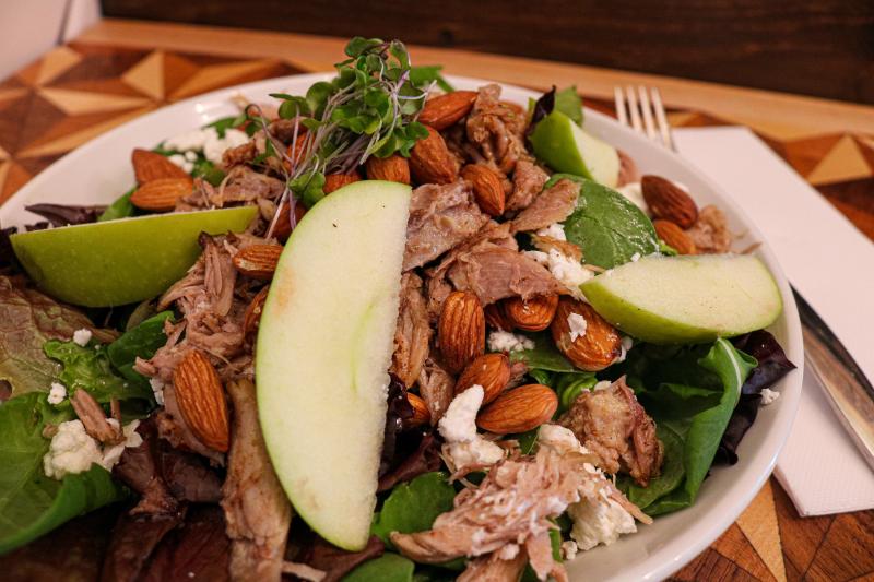 Duck confit salad from NOURISH Bar