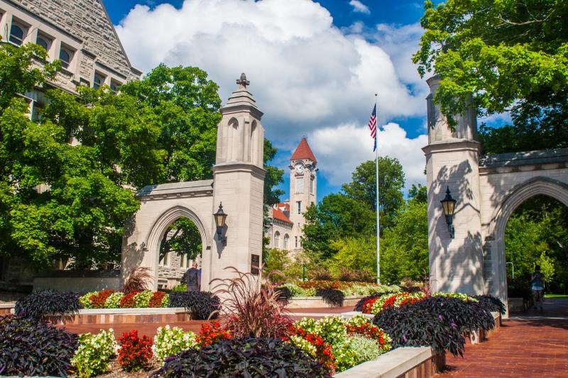IU's Sample Gates during a sunny summer day