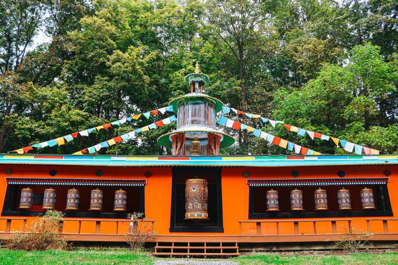 Mani Korlo at the Tibetan Mongolian Buddhist Cultural Center