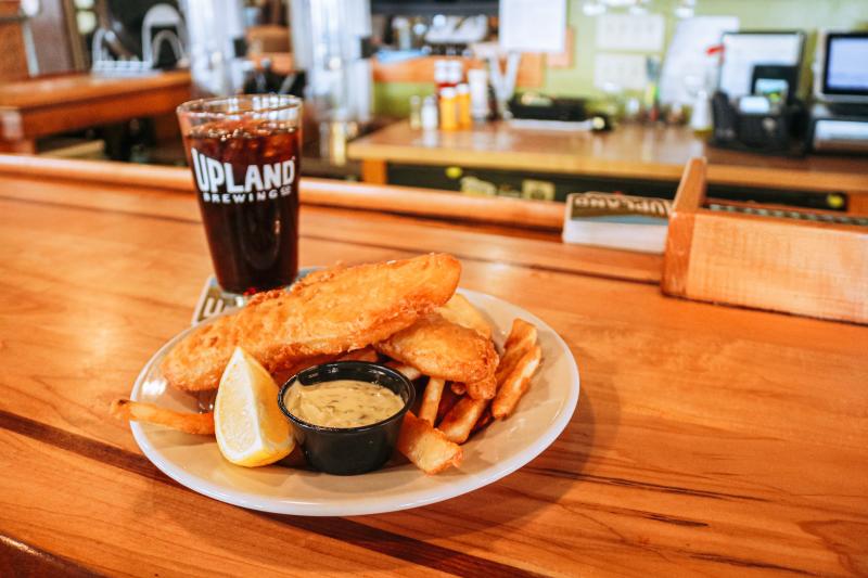 Fish & Chips from Upland Brewing Co.