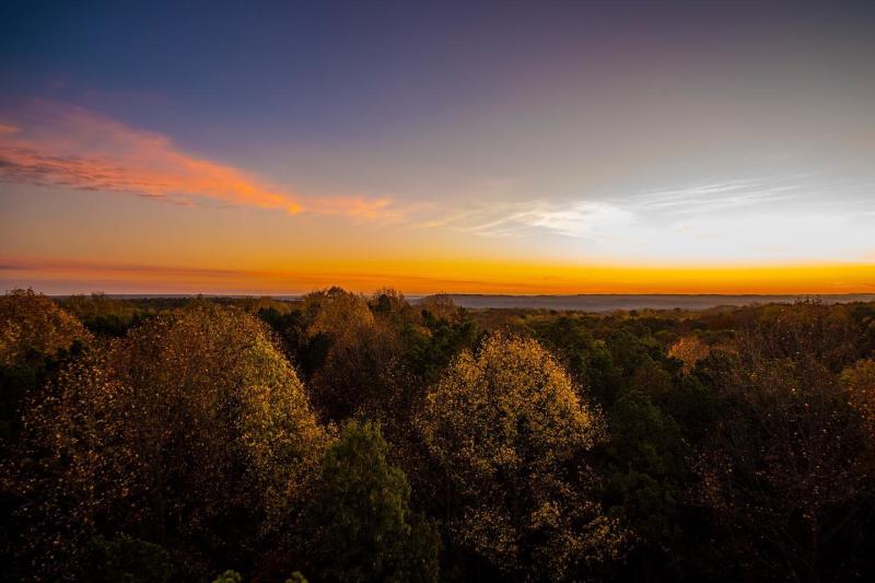 Sunrise from the Hickory Ridge Fire Tower