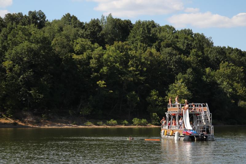 Monroe Lake in Bloomington, Indiana